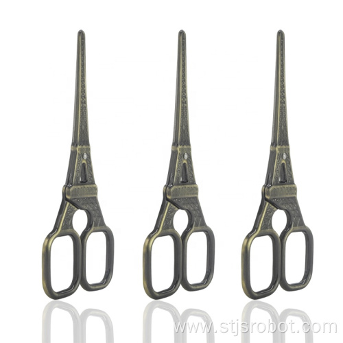 Perfect Quality Bronze Eiffel Tower Shape Eyelash Scissor with Moderate Price